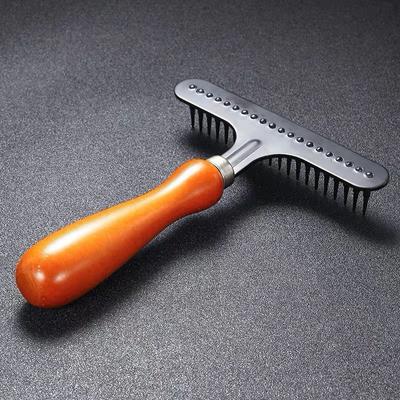 Pet Long Short Hair Wood Deshedding Tool Dog Hair Undercoat Rake Deshedding Tool For Dogs And Cats Pet Grooming Rake