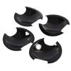 Door Handle Cover For Toyota Yaris Vitz XP130 2012-2017 Glossy Black Carbon Fiber Car Side Trim Sticker Styling Accessories