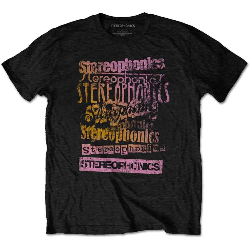 

Stereophonics Logos T-Shirt Black New XXXXL