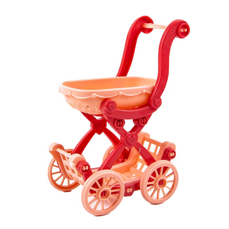 Dollhouse Furniture Accessories Girl Play House Toys Shopping Cart DIY Gift