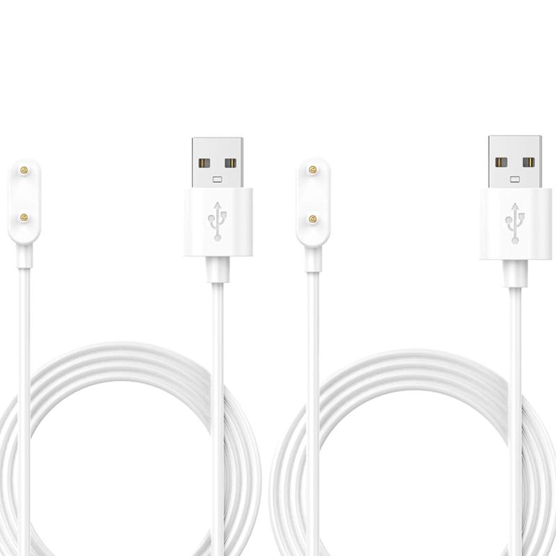 2 Pack for Huawei Band 10/9/8/7/6 Watch Fit mini/2/3/4X/4Pro Honor Band 7/6 Watch ES USB Smart Watch Charger Replacement Charger