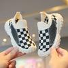 Children's sports shoes 2025 spring and autumn new boys' casual shoes breathable mesh shoes soft-soled girls' flying woven shoes baby shoes