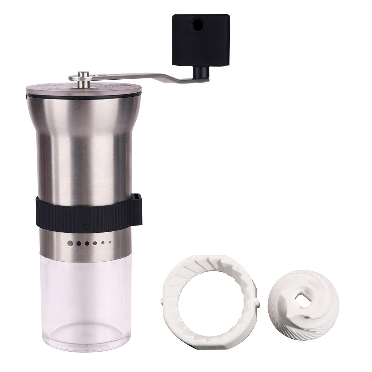 

Hand Crank Coffee Grinder Adjustable Washable Powder Maker For DIY Coffee