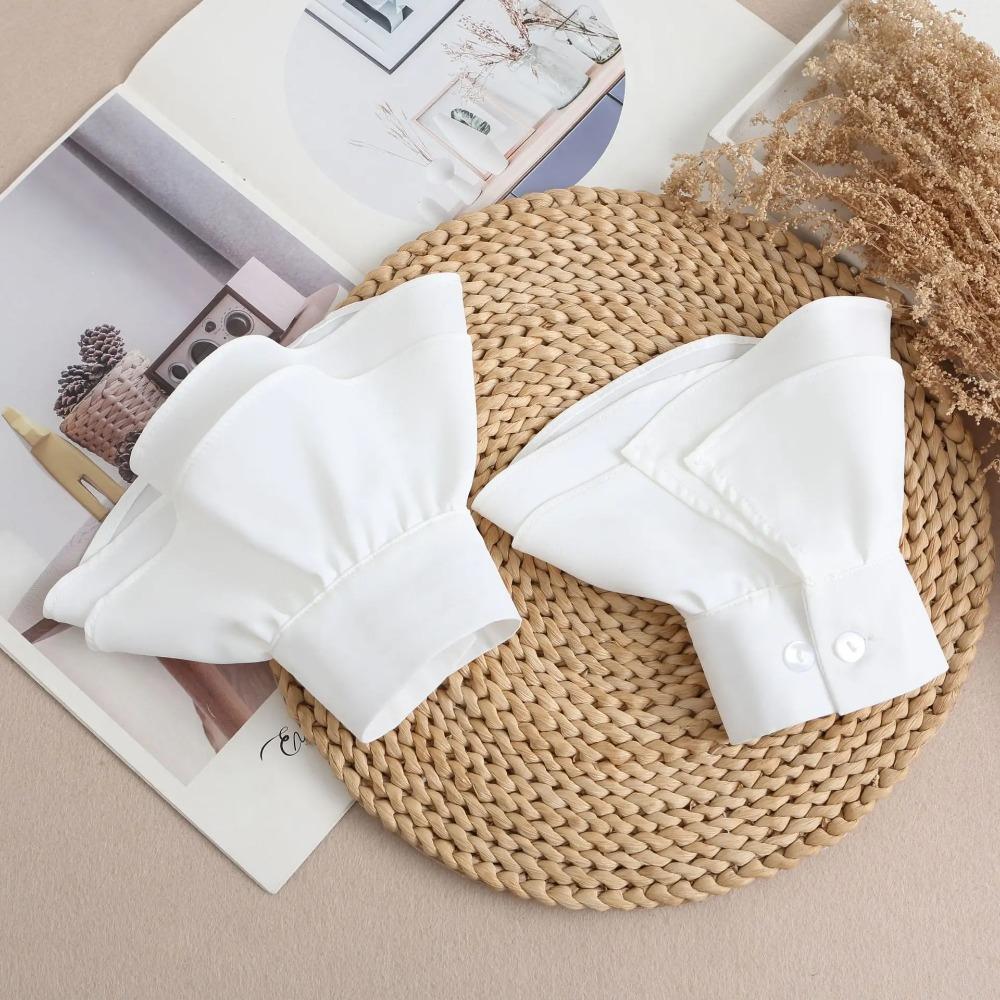Punkt Doppelte Spitzärmel Damen Temperament Handärmel Retro Dekorative Manschetten Amazon