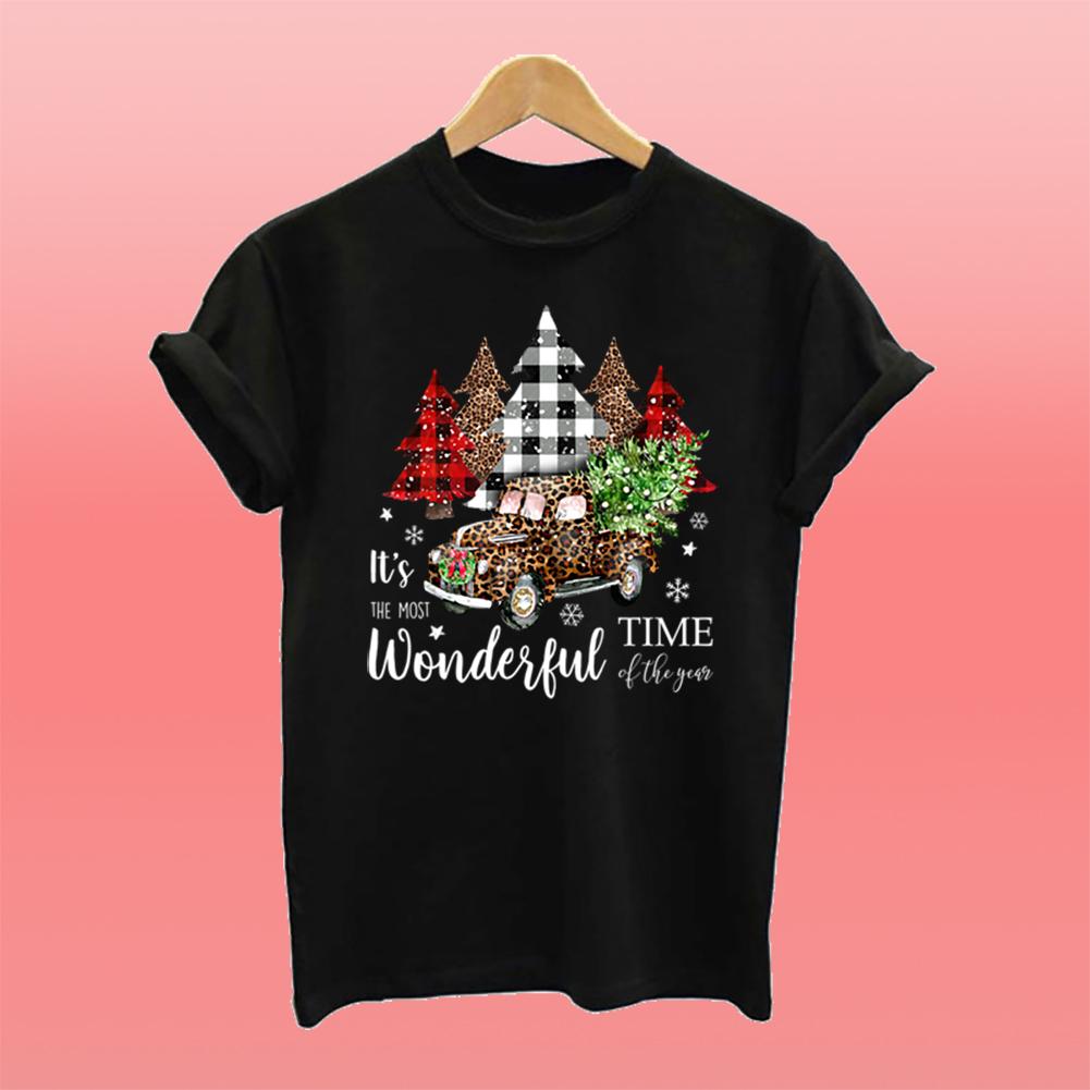 Christmas Tree Deer Heat Transfer Adhesive Patches T-Shirt Appliques Clothes Children's School Bag Decoration Print Holiday Gift
