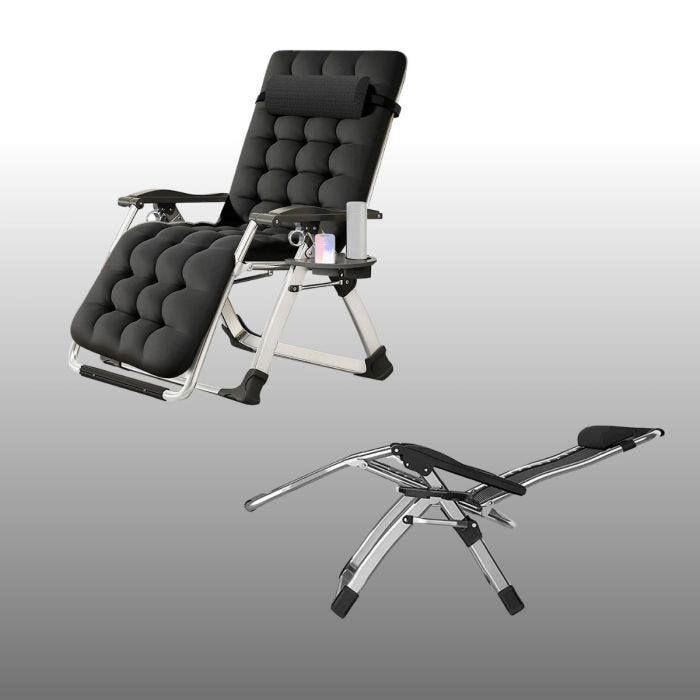 Sun Lounger - Divit SR11 - Foldable - Backrest Adjustable 90° To 170° - Capacity 200 Kg