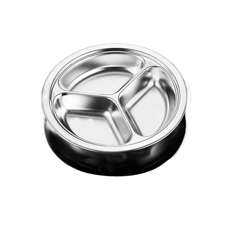 304 Stainless Steel Divided Meal Tray