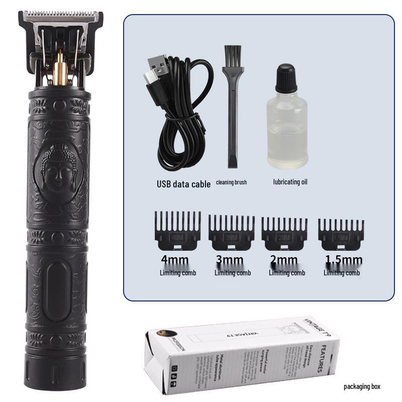 

Cross-Border Professional T9 Electric Hair Clipper for Men s Salon & Home Use - Rechargeable, Convenient, and Ideal for Precision Styling