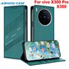 For Vivo X300 Pro Luxury Leather Case Retro Skin Wallet Book Flip Magnet AUTO Closed Full Cover For Vivo X300Pro Phone Bags