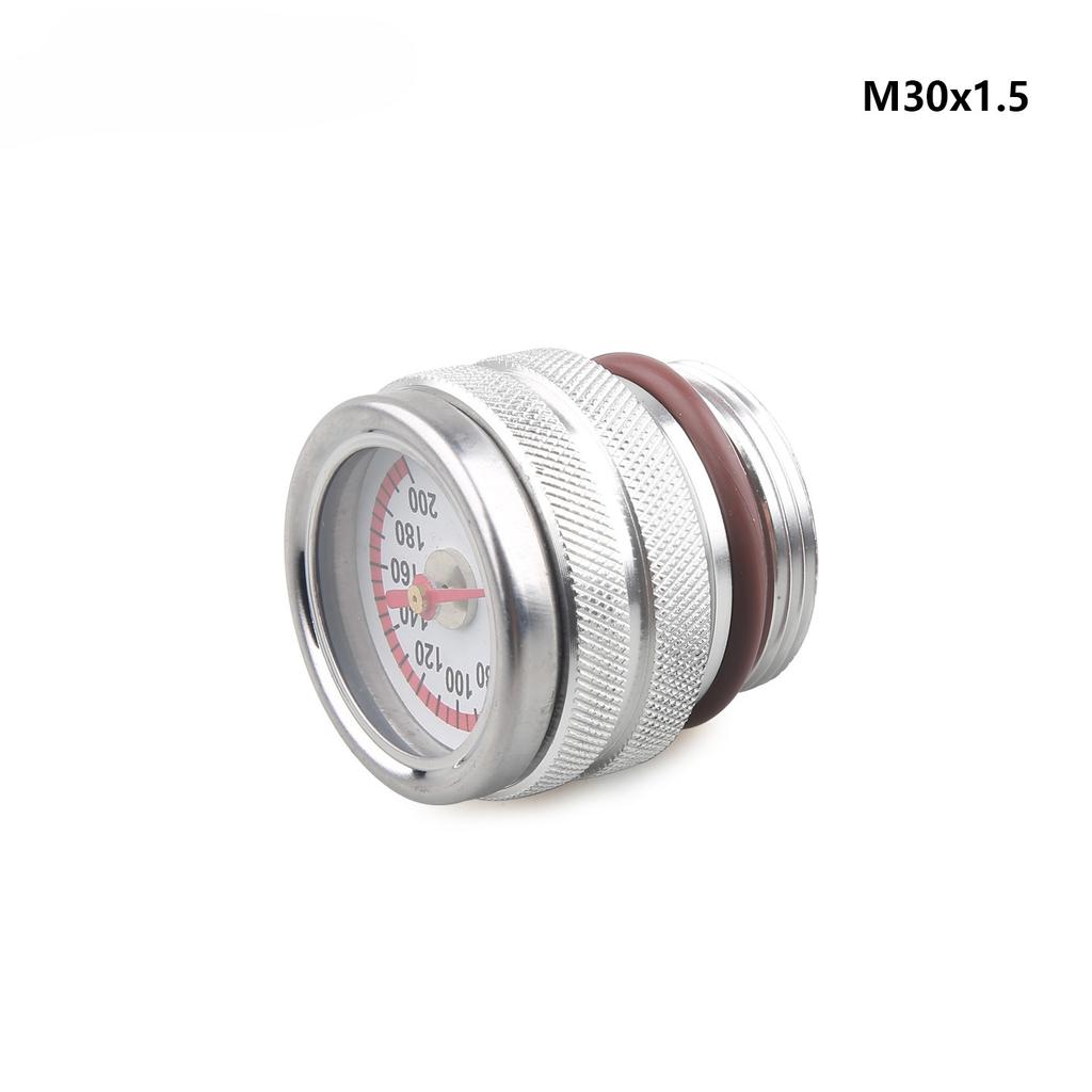 Motorcycle Modification Parts Oil Gauge, Engine Temperature Gauge Oil Dipstick Accessories M30x1.5 M20 * 1.5