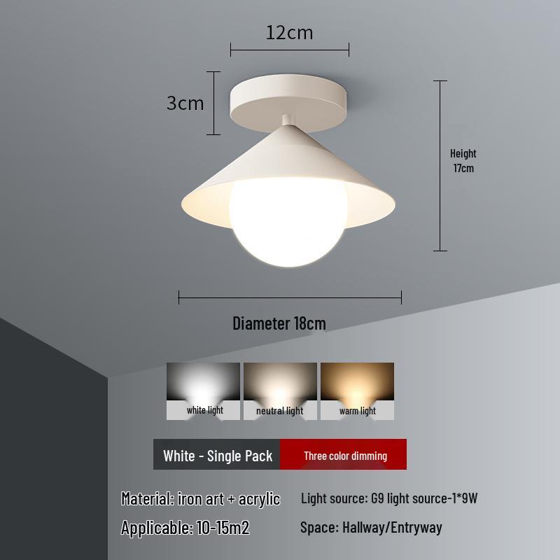 Nordic Modern Cream Corridor & Foyer Light for Living Room, Bedroom, and Balcony