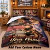 Spirited Away Custom Name 3Pcs Bedding Set 1 Bed Sheet 2 Pillowcases Bedroom Home Decor
