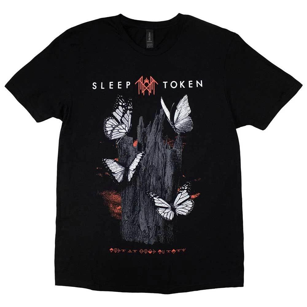 Sleep Token T Shirt Butterflies Officially Licensed Metal Rock Merch Black Tee S