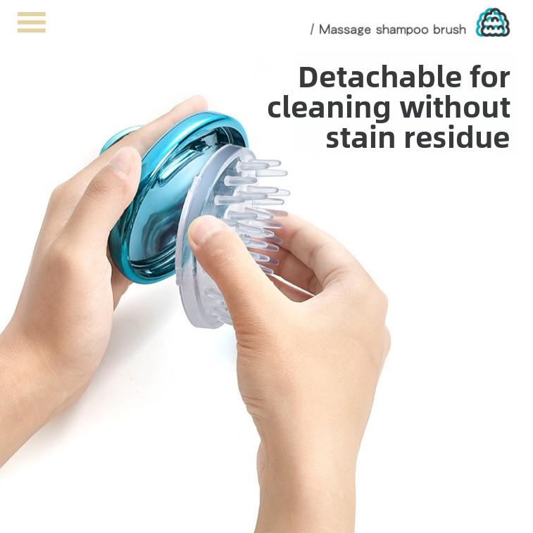 Silicone Shampoo Brush Household Scalp Cleansing Shampoo Comb Scalp Massage Comb Shampoo tool