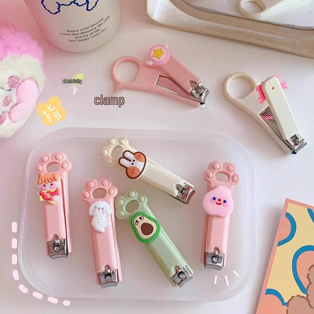 Free Shipping: Cartoon Folding Nail Clippers for Adults - Single Pack