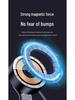 Magnetic Car Phone Holder with 15W Wireless Charger & Retractable Line, Rotating Stable Design
