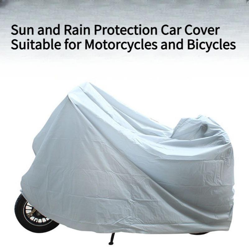 1PC motorcycle clothing PEVA single-layer rain and sun protection bicycle cover, electric vehicle protective cover