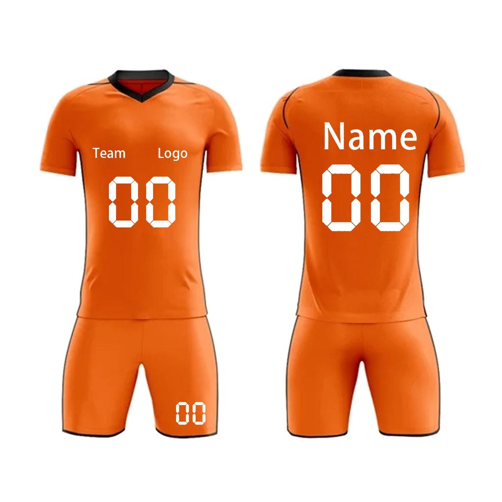 DIY-tilpassede fotballdrakter i to deler for voksne og barn