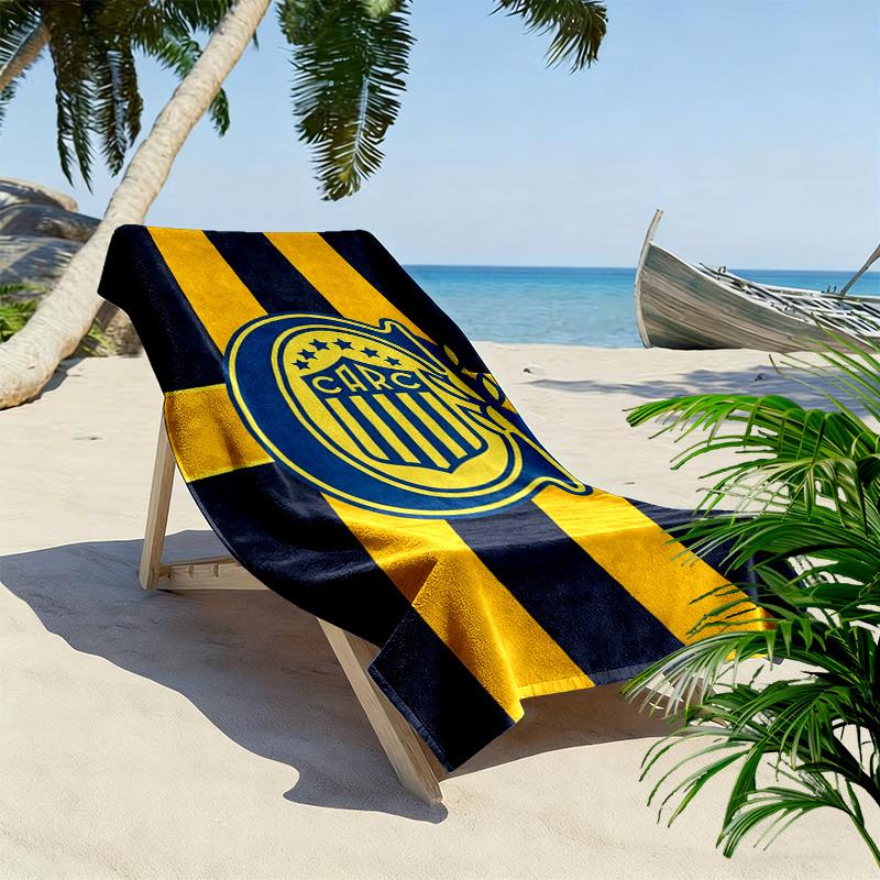 Carc 1889 Print Beach Towel, Large Soft Quick Dry Towel for Beach Camping Swimming