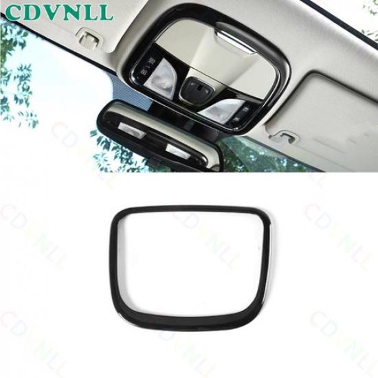Front Reading Light Switch Cover Trim For Jeep Cherokee 2014-2018 Bright Black