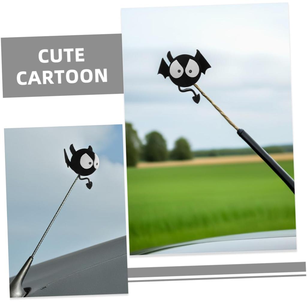 DEARMAMY 3pcs Car Antenna Decoration Vehicle Accessories Car Antenna Topper Decoration Hanging Truck Ball