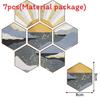 Diamond Painting Wooden Coasters Diy Landscape Art Set For Home Decor And Gift