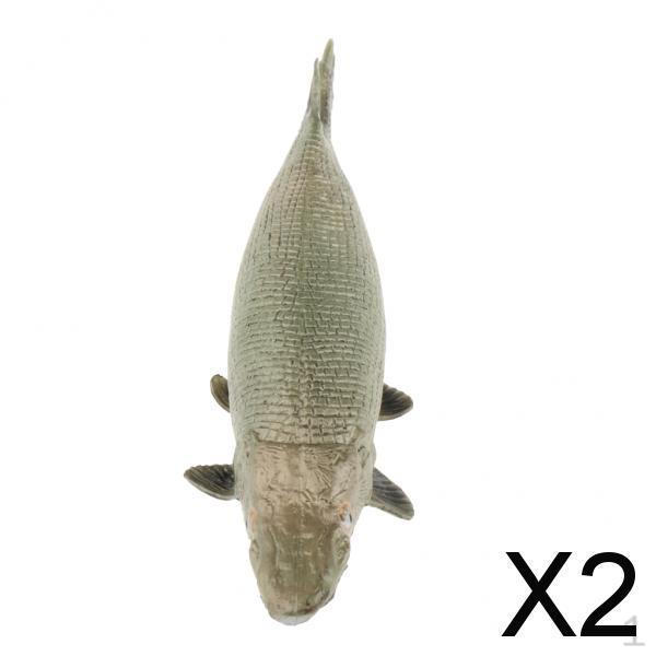 

2x Симуляция Модель Фигурка Морских Животных Обучающие Игрушки Аллигаторовая Щука A