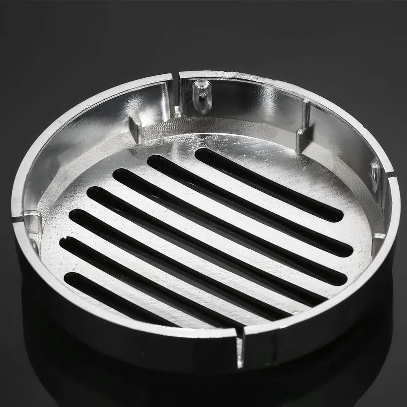 Nový motocykl 3,5mm klakson Chromovaný kulatý mřížkový kryt klaksonu pro auto Pasuje na Honda Shadow VT1100 /750/600 VTX1300C1800C VT VF750