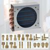 Condenser for Refrigerator Air Cooled Radiator Compact Aluminum Fin Small Water Cooling