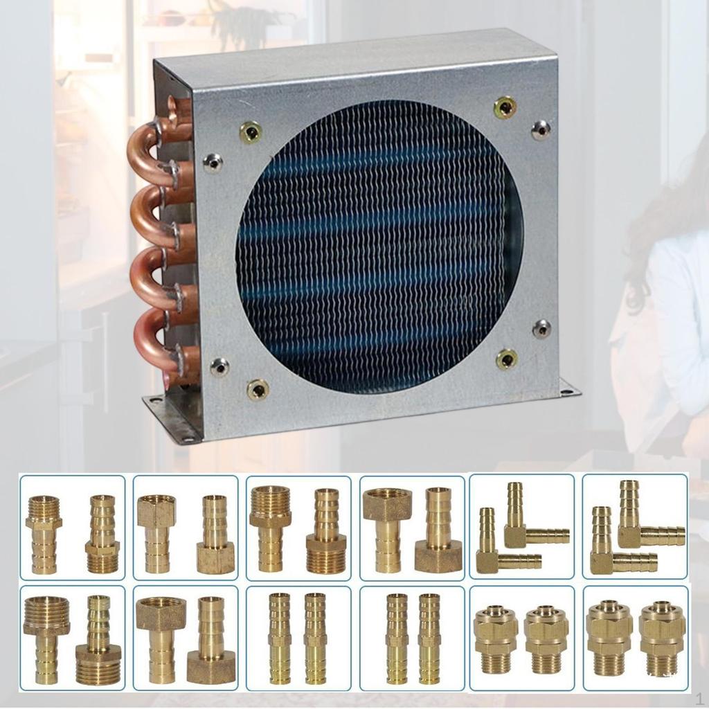 Condensator pentru Frigider Compact Aripioare Aluminiu Radiator Mic Răcit cu Aer Răcire cu Apă