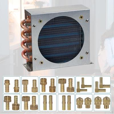 Condenser for Refrigerator Air Cooled Radiator Compact Aluminum Fin Small Water Cooling