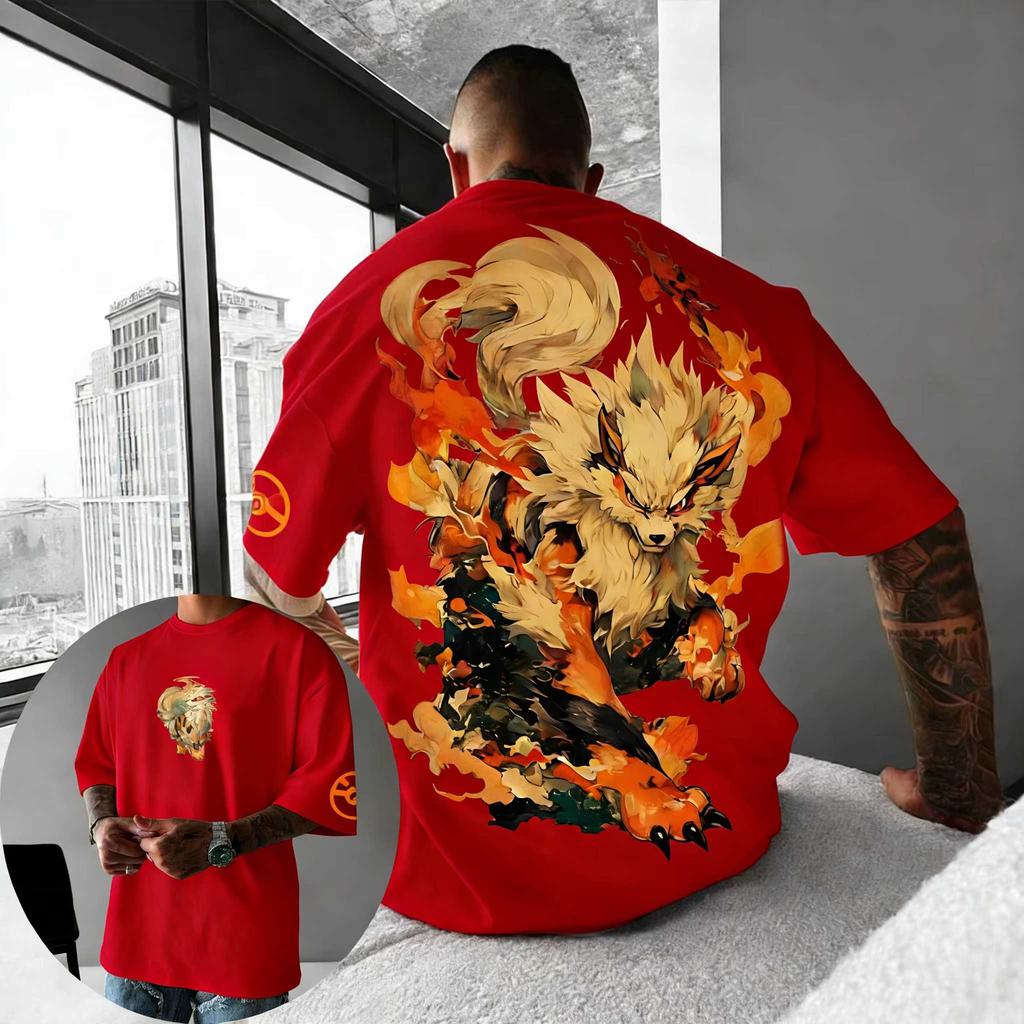 2026 Summer Hot Sale Pokémon Anime Graphic T Shirts Y2K Unisex Casual Outdoor Cotton T-shirt Breathable and Comfortable Clothes