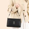 Lychee pattern leather commuter shoulder bag women's messenger bag