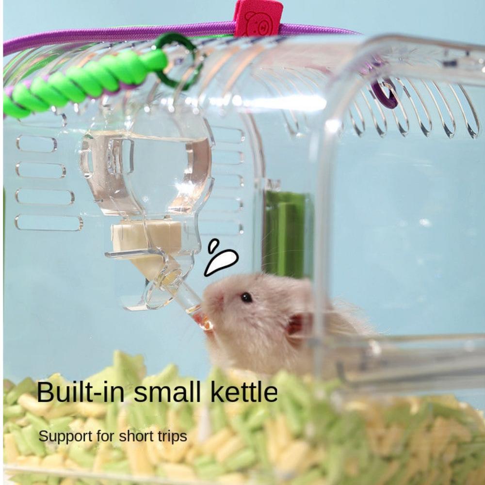 Portable Pet Outgoing Cage Detachable Small Animal Carry Case Travel Hamster Carrier Ferrets