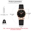 Pu Leather Strap Wristwatch Quartz Watches for Women Clock Watch Gift