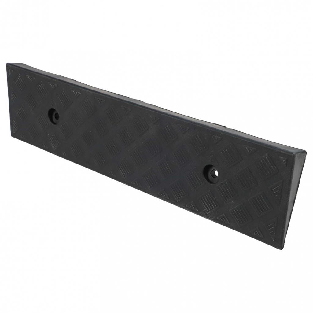Black Plastic Kerb Ramp 30mm High Non Slip Threshold Ramp for Cars and Bicycles