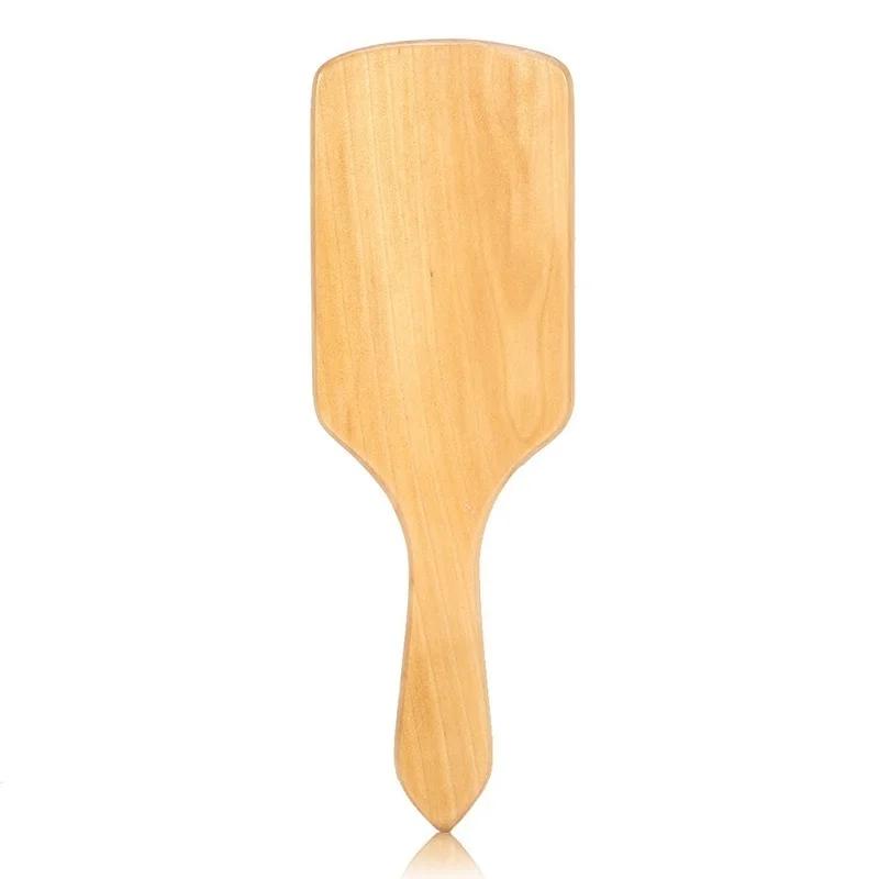 Anti-static Natural Wooden Massage Comb Scalp Care Comb