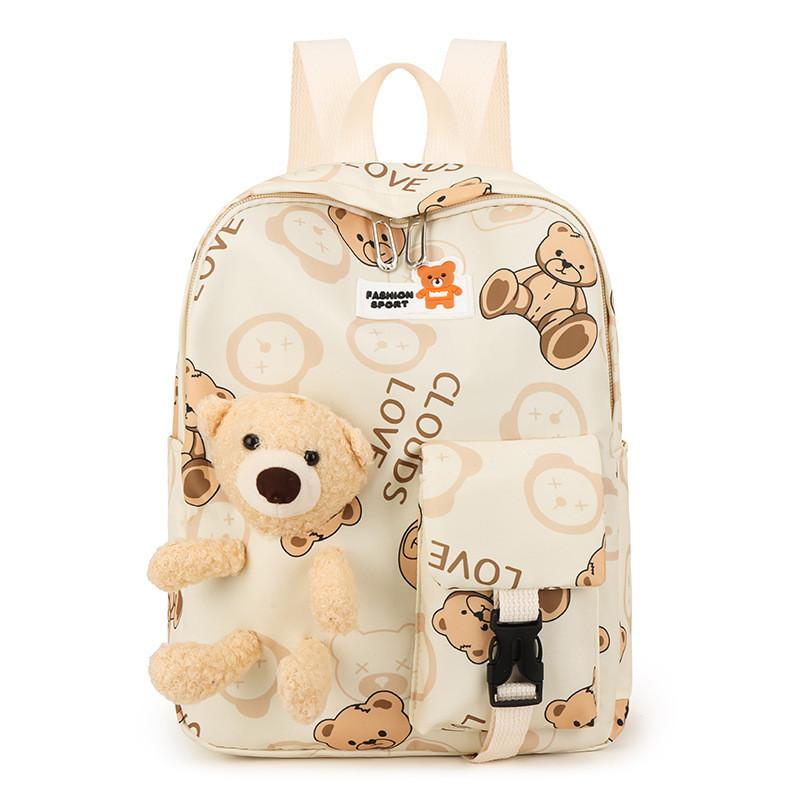 Adorable Cartoon Toddler Backpack For Boys And Girls Cute Printed Bear Design
