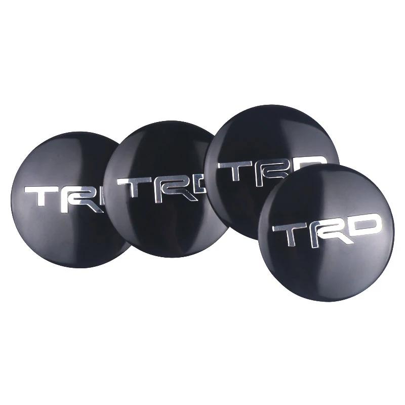 Do Toyoty 2026 Nowe Kołpaki 4 szt. Środkowa Osłona Piasty Koła Samochodowego Aluminiowa Metalowa Naklejka z Logo Do Toyoty Corolla Camry Rav4 Yaris Hilu