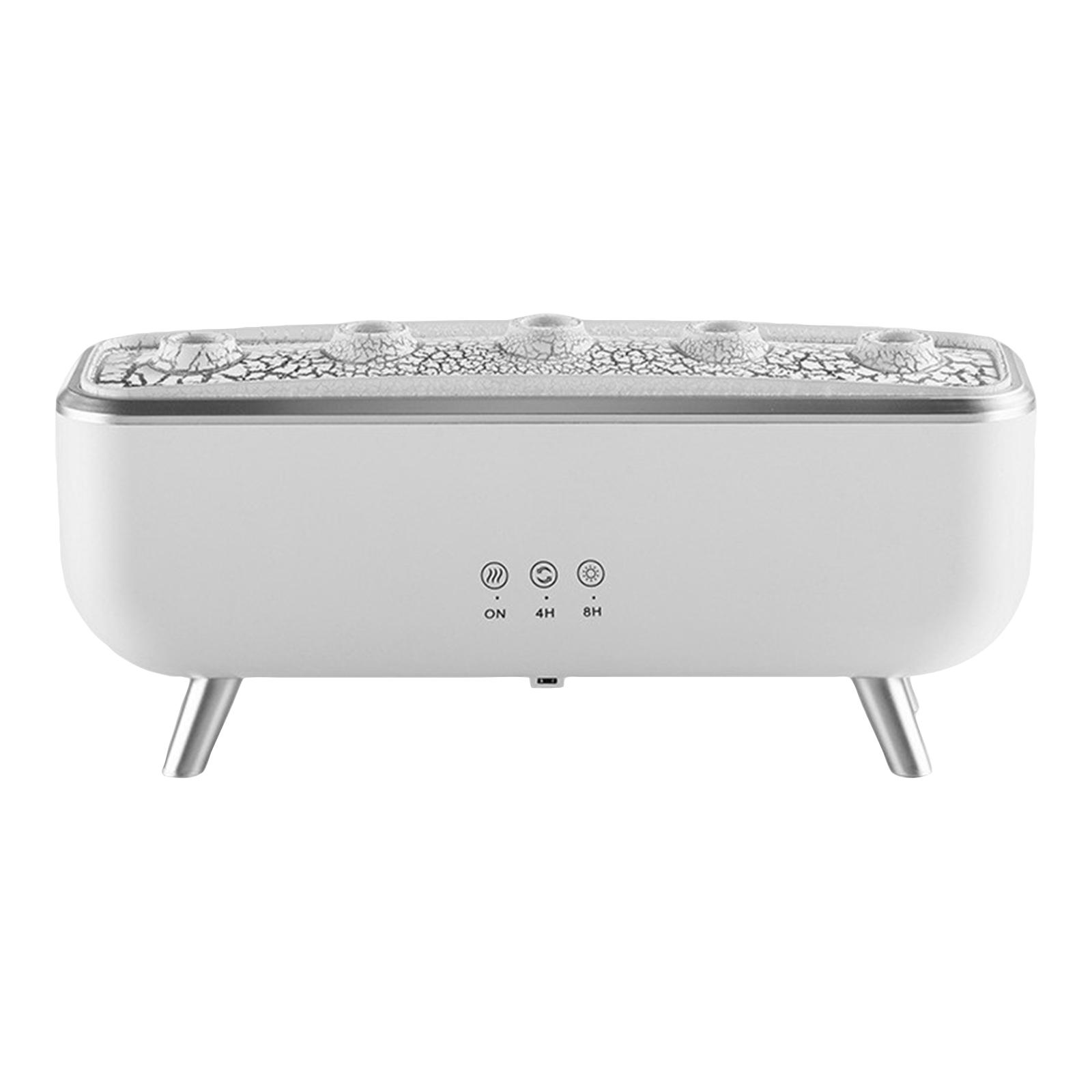 

Увлажнитель воздуха Ring Flame с функцией захвата звука, цветной свет «медуза» с дистанционным управлением, аромамашина с пористым расширением для масел One Size белый