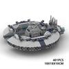 Star Wars Building Blocks MOC-42518 Trade Federation Battleship Spaceship Assembly Toy Ornaments