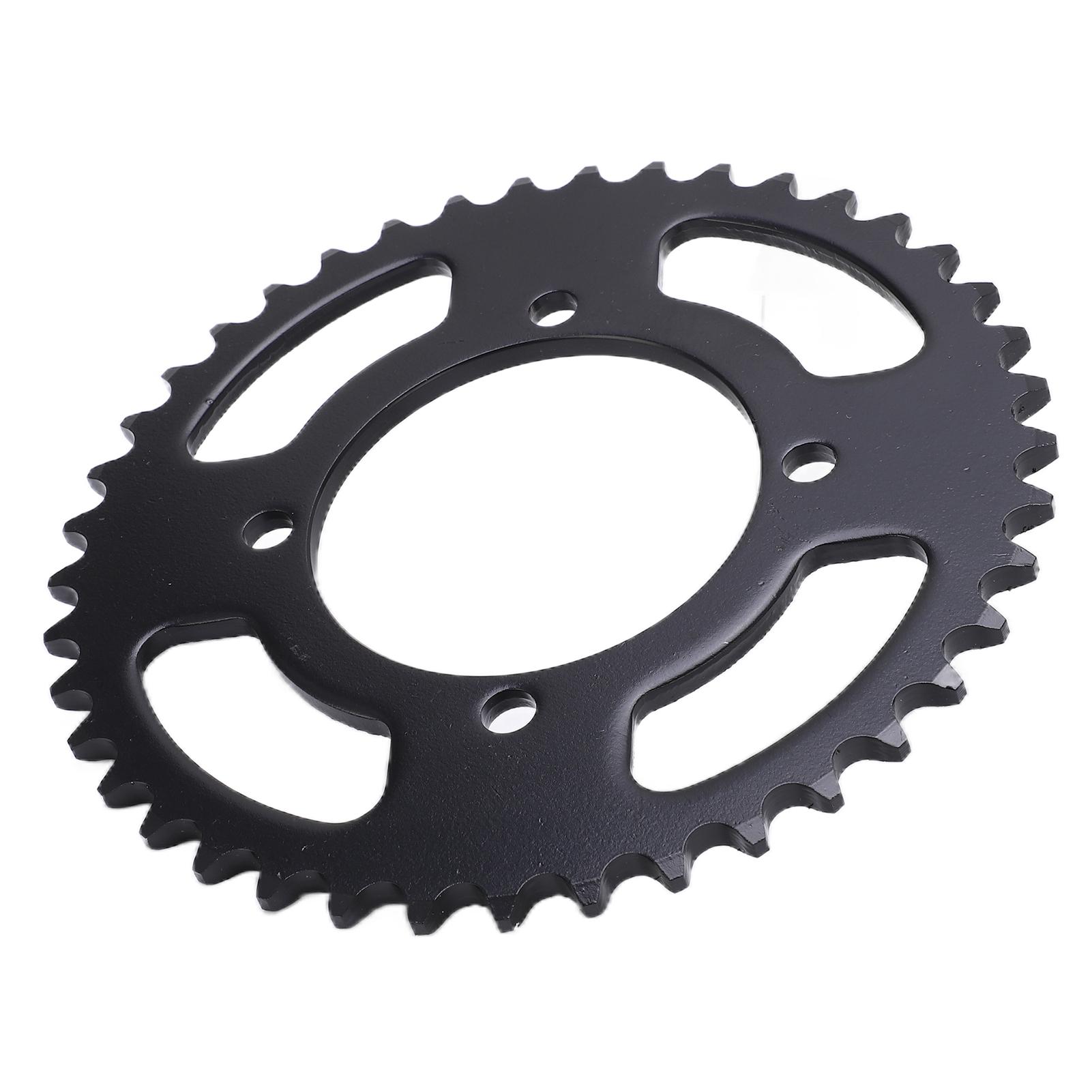 

Зубчатая задняя звездочка, черная сталь, 76 мм, 41 зубец, задняя цепная звездочка, зубчатая звездочка для электрических велосипедов, мотоциклов, пляжных транспортных средств