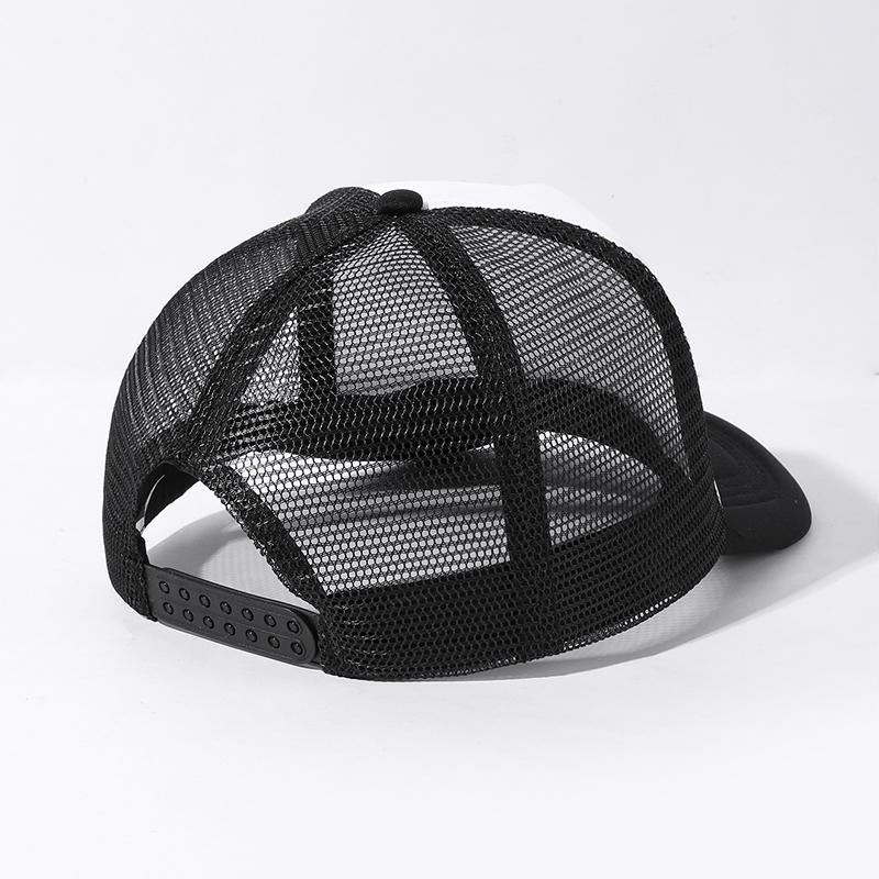 Horseshoe Horse Head Graphic Trucker Hat Breathable Mesh Baseball Cap Unisex Outdoor Fashion