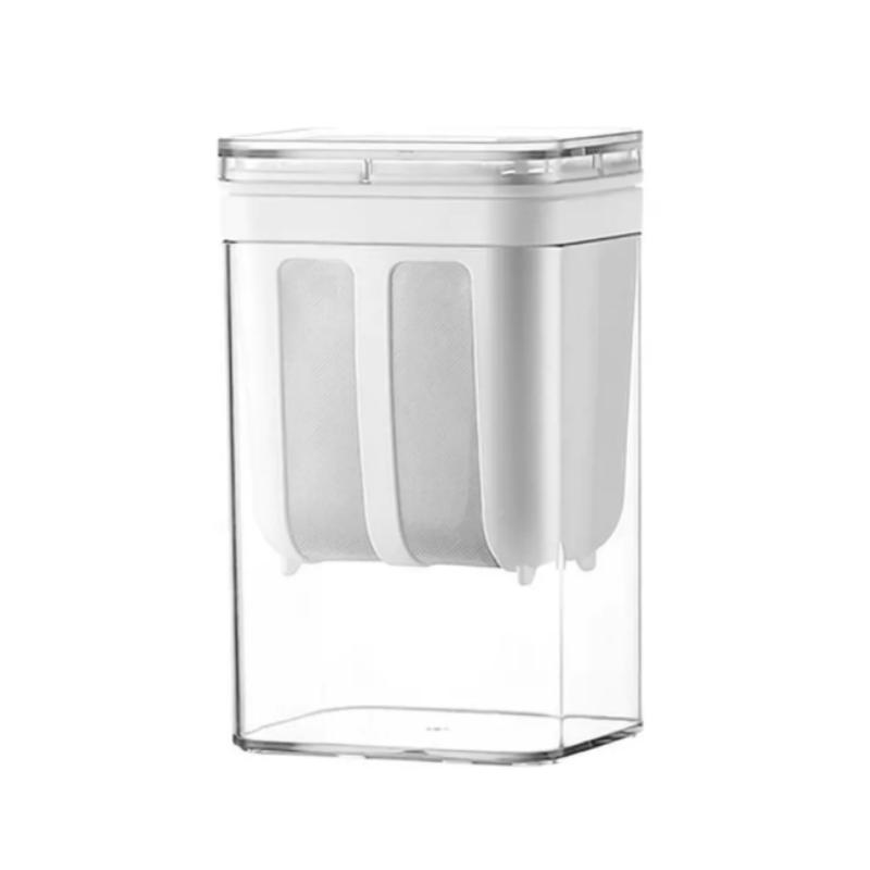 1100Ml Yogurt Filter Strainer Fine Mesh Transparent Box Homemade Screen Cheese Moisture Seperator Maker For Kitchen