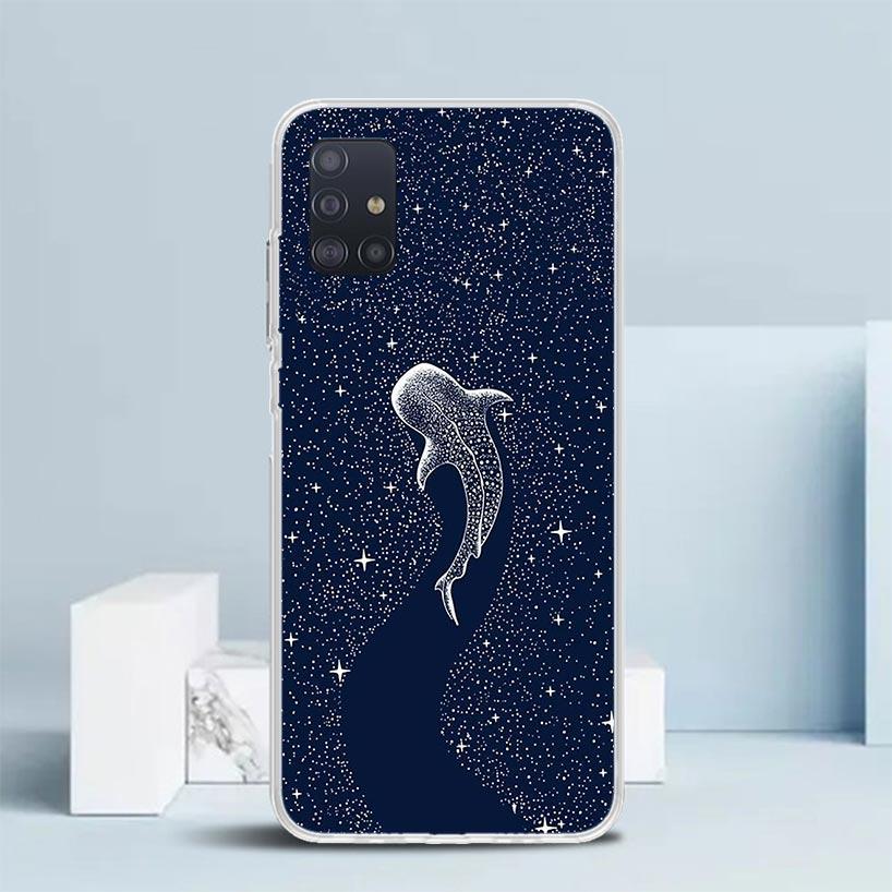 

Мягкий чехол с китовой акулой для Samsung Galaxy A12 A22 A32 A52 A72 A02S Чехол для телефона Note 20 Ultra 10 S10 Plus A51 A71 A50S A20S Samsung A10S
