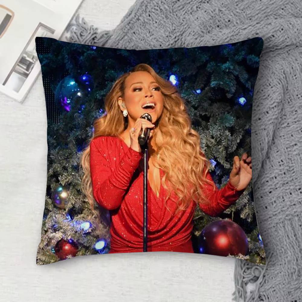 MMariah Carey Doublesided Printed Square Decorative Cushion Cover for Sofa Living Room Home Decor