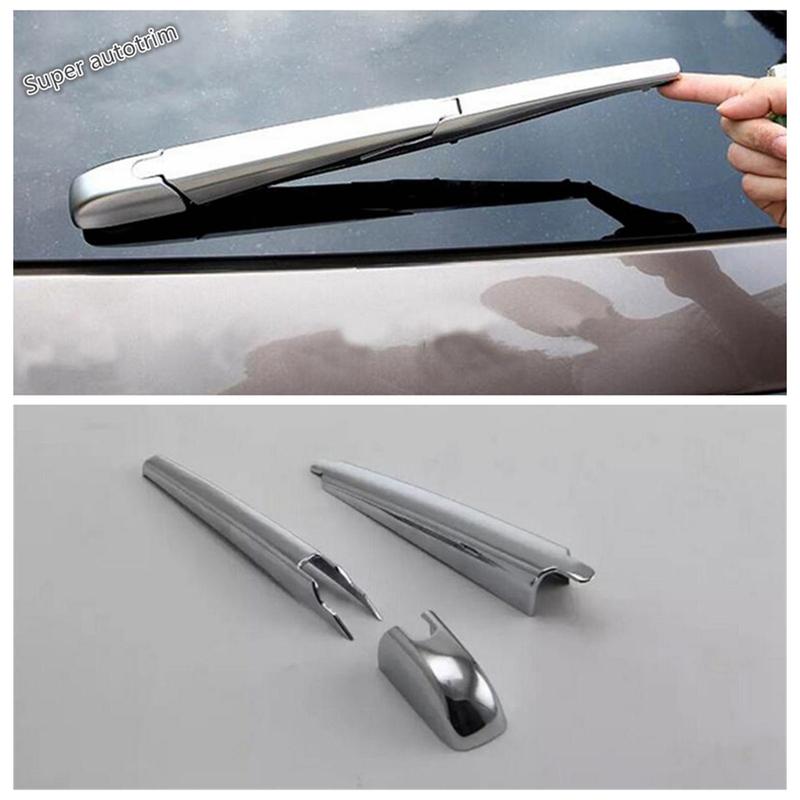 Rear Windscreen Window Rain Wiper Decoration Cover Trim Fit For Land Rover Discovery Sport 2015 - ABS Chrome Accessories