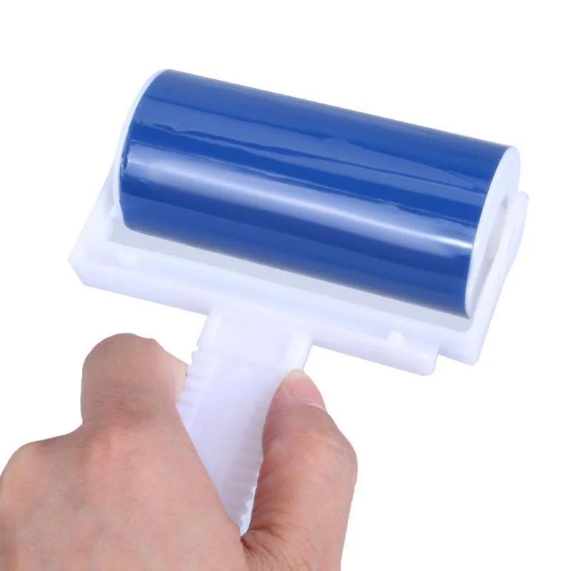 Drum Roll Sticky Hair Removal Device Cleaner Cleaning Brush Portable Washable Dust Filter Lint Rollers