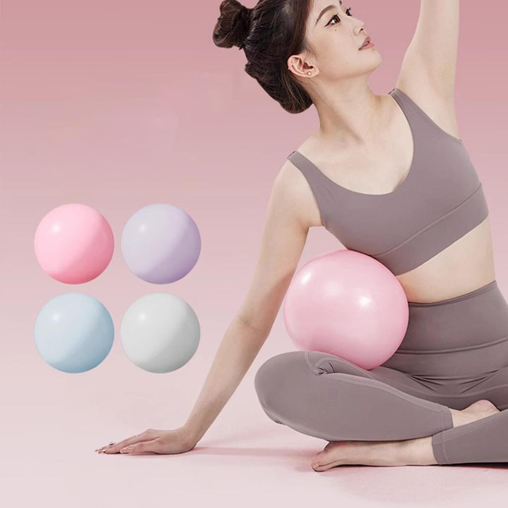 25cm 10 Inch Pilates Ball Small Exercise Ball Mini Yoga Ball Gym Ball for Home Gym Pilates Yoga Balance Core Training