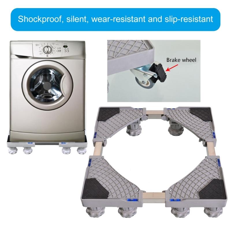 Portable Air Conditioner Unit Holder Adjustable Air Conditioner Stand Air Conditioner Base with Wheels Suitable for Home